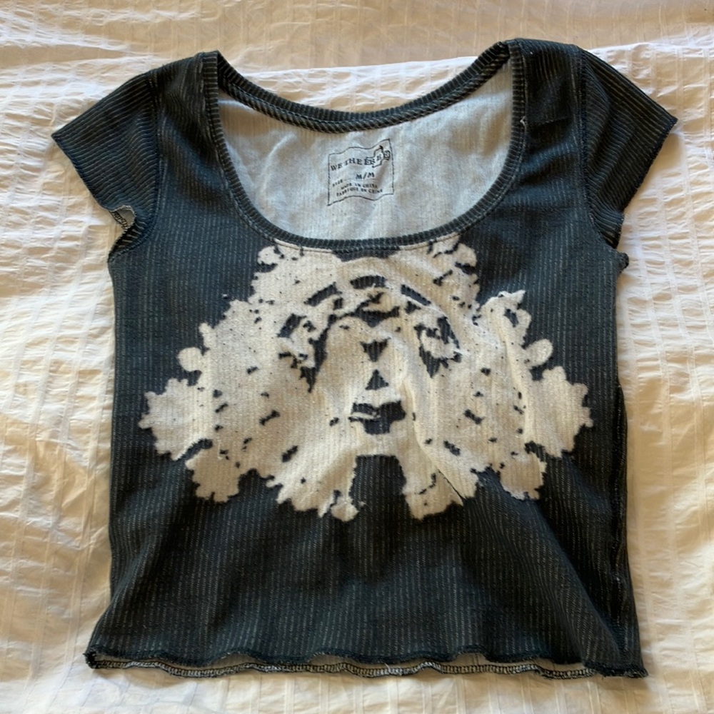 Free People cropped tee